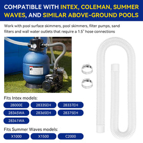 Alocs hose compatible with Intex and Coleman pool systems