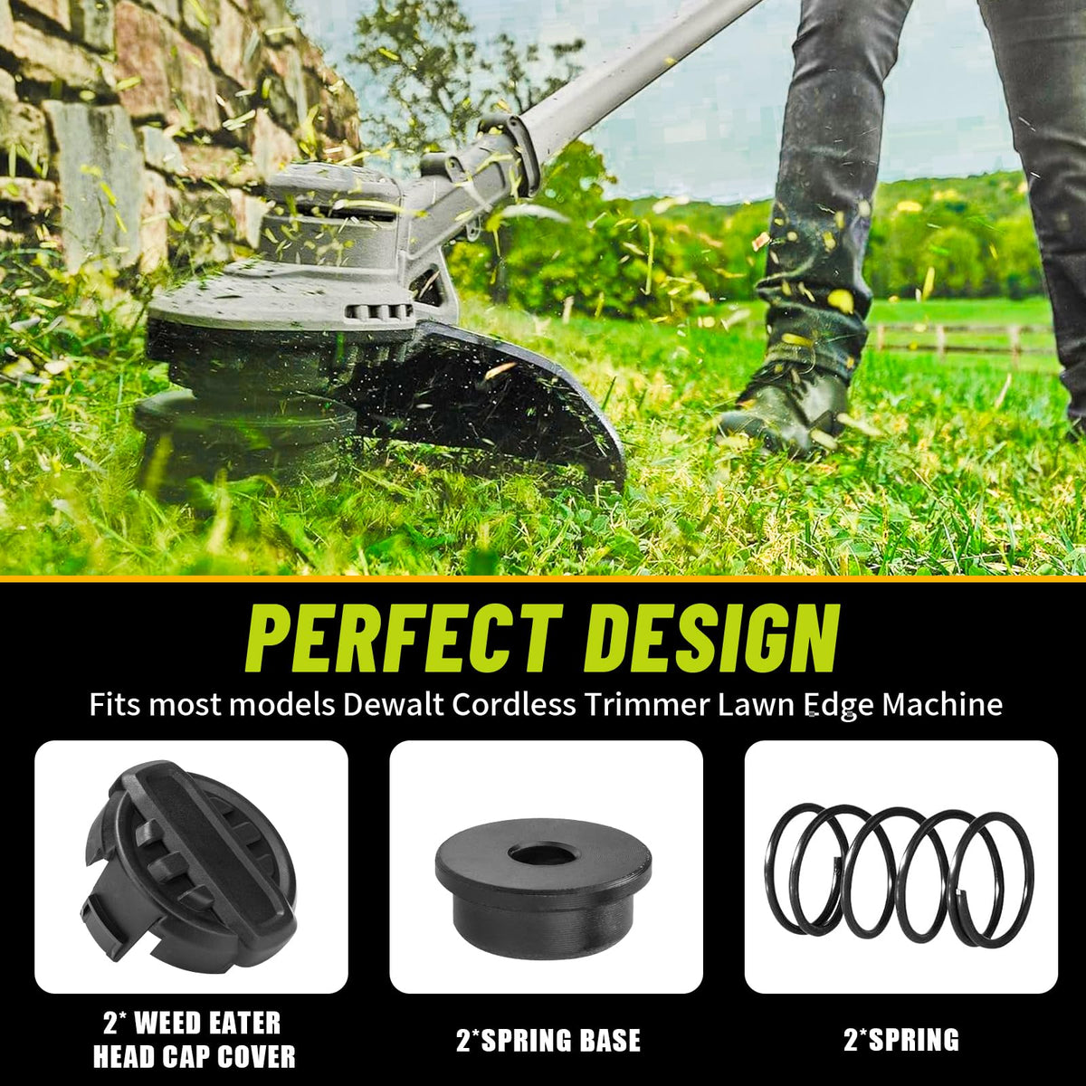 Alocs DWO1DT995 nylon spool 0.080 inch, durable line