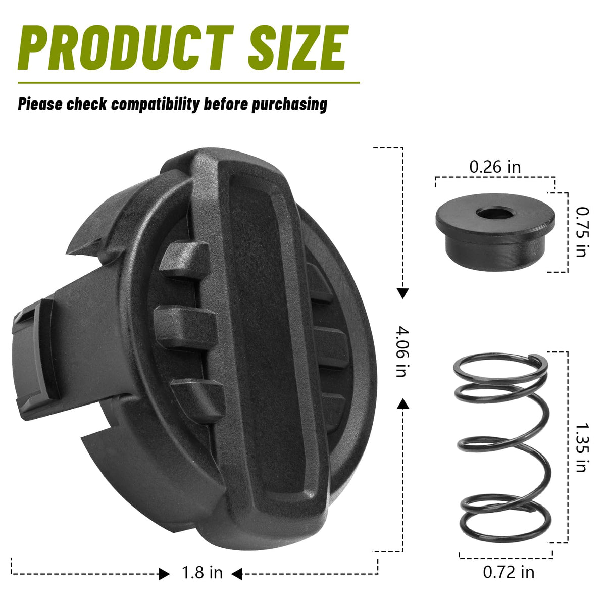 Alocs DWO1DT995 two-cap and springs pack for replacement