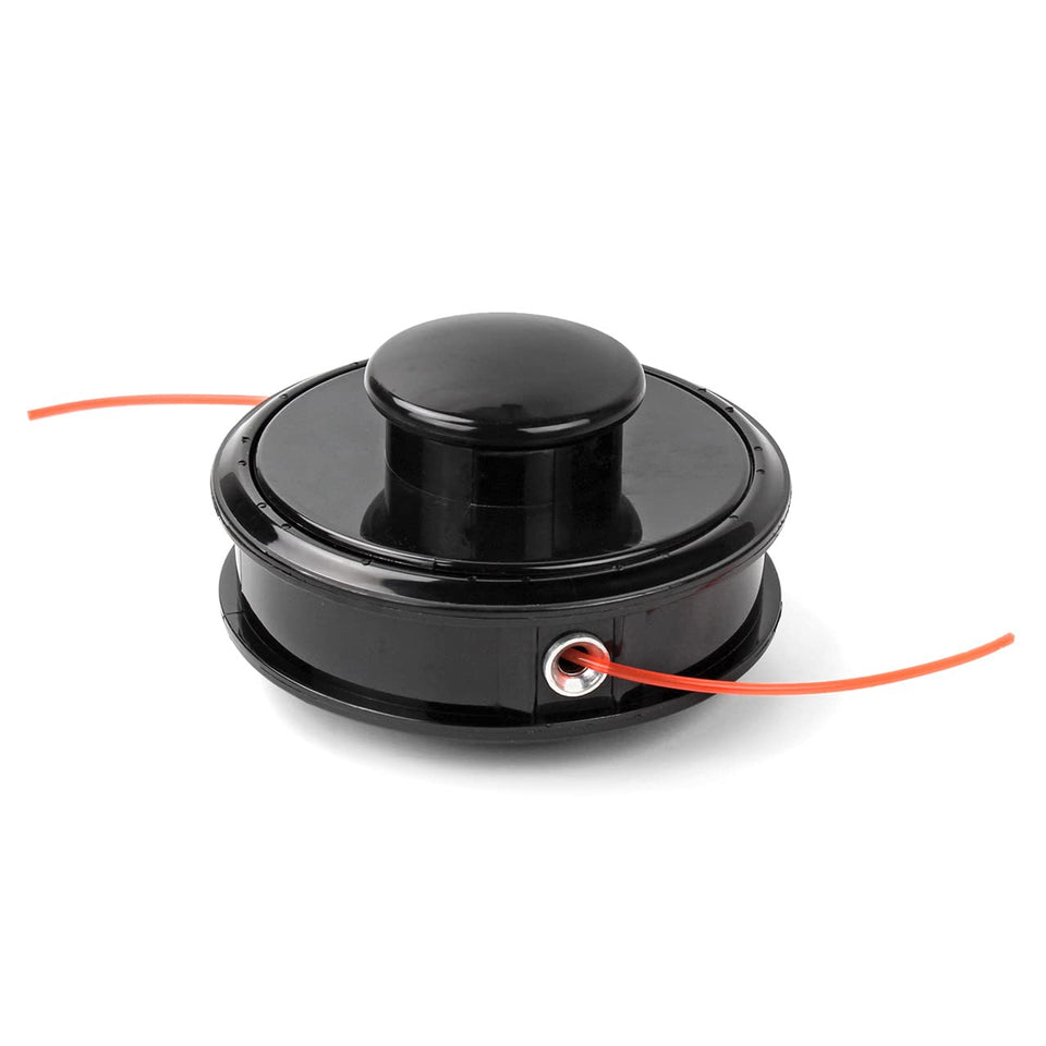 Alocs 21560070 front view, durable replacement head for Echo straight shaft trimmers.