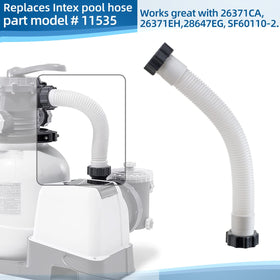 Alocs flexible polyethylene hose is leak-proof, durable, and lightweight.