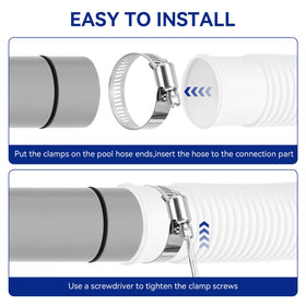 Alocs clamps included for reliable, corrosion-resistant seals