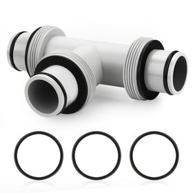 Alocs hose connector 1.5-to-1.5 T-joint for pool hoses, secure connection