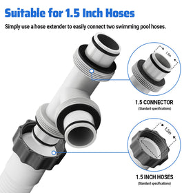 Alocs hose extender and connector pack for flexible routing