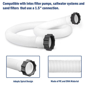 Alocs hose with knob-design connection enables quick, tool-free installation.