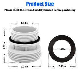 Alocs package includes O-rings and tarpaulin for leak prevention.