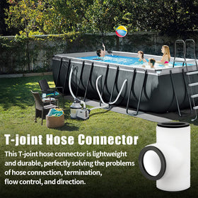 Alocs packaging includes three L-rings and a hose coupler for quick setup
