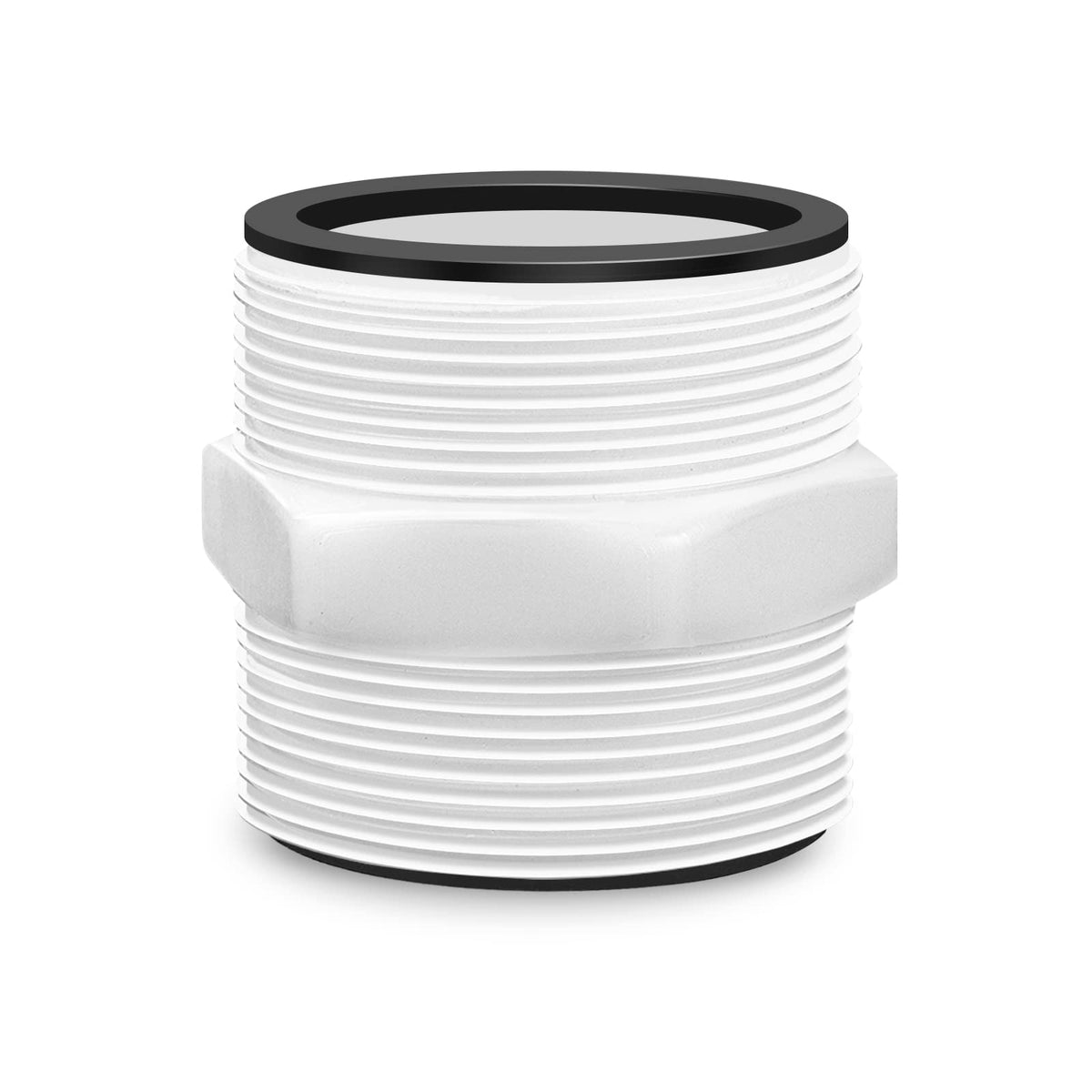 Alocs pool hose adapter joiner linking two hoses for extended reach