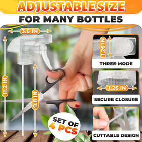 ALPENKOK spray nozzle with direct stream ideal for targeted garden spraying.