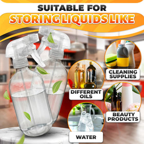 ALPENKOK 8oz and 16oz bottle tops enhance everyday household tasks.