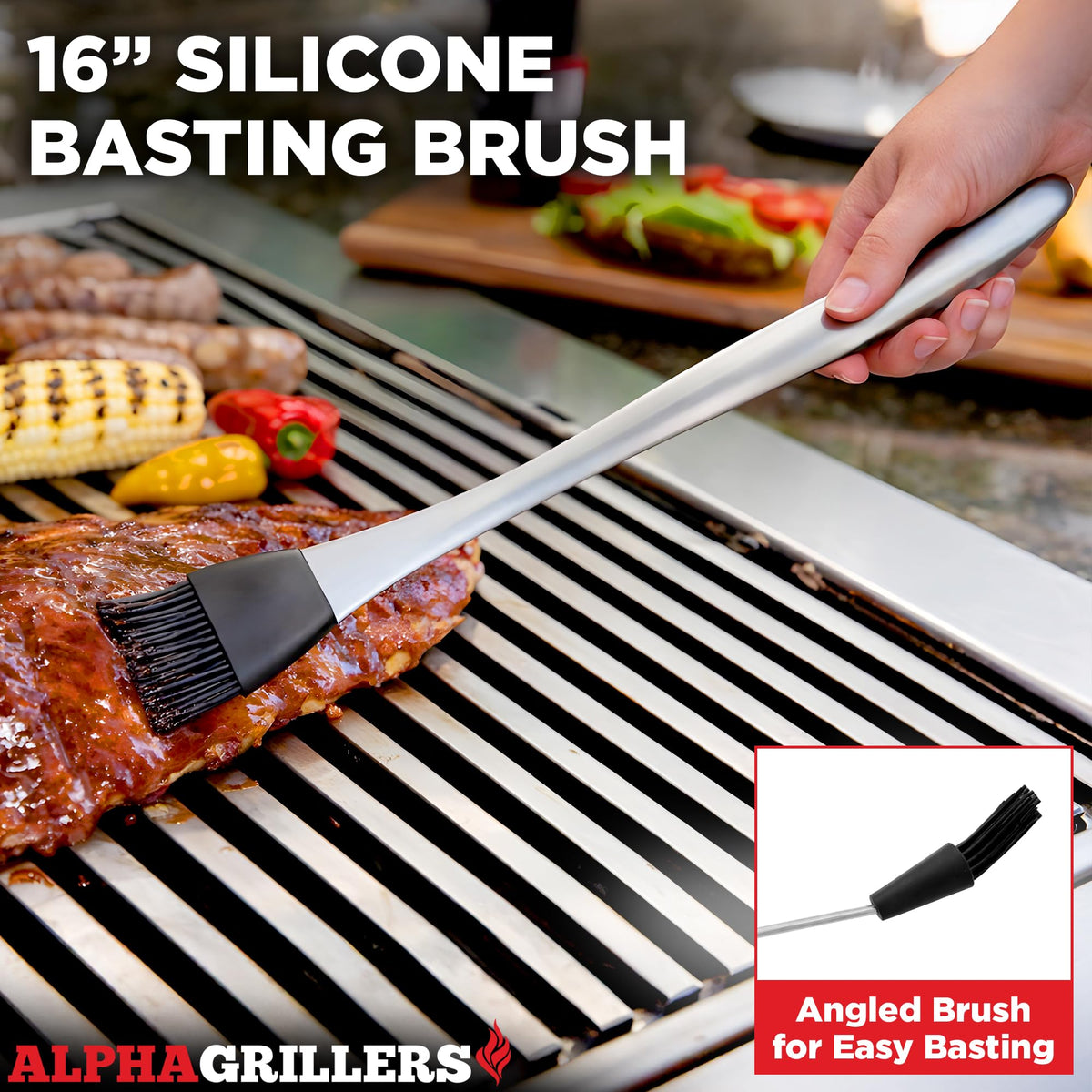 Alpha Grillers durable stainless steel BBQ set designed to last season after season.
