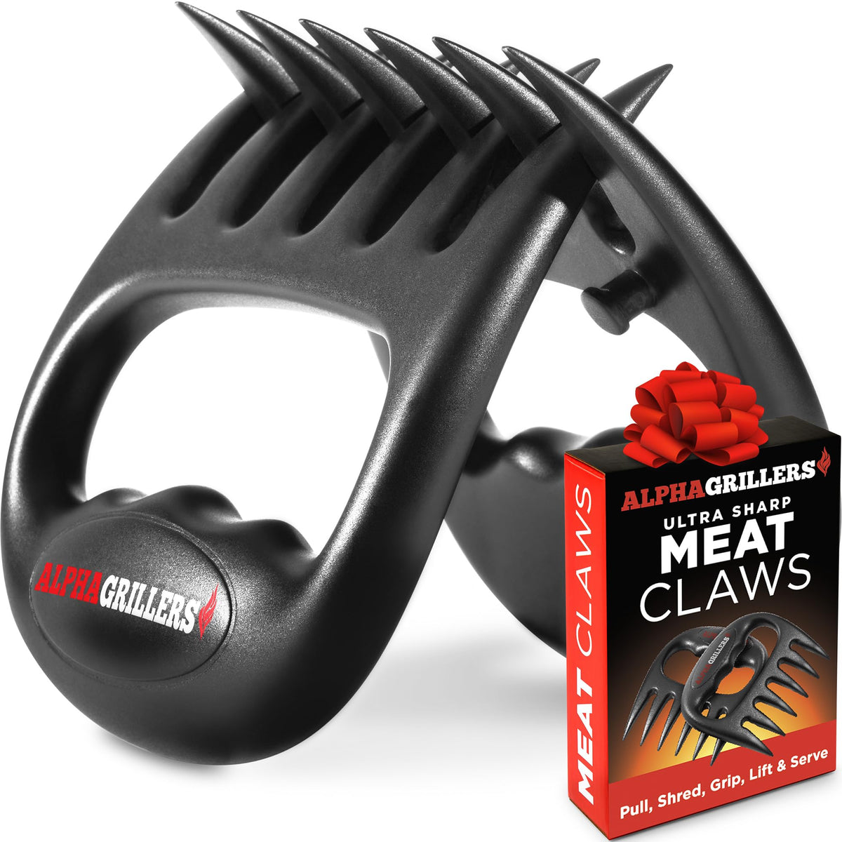 Alpha Grillers meat shredder claws close-up showing durable grip for shredding meats.