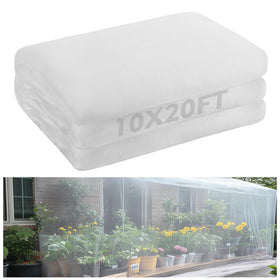 Alphatool 10x20ft garden netting cover protects crops from pests while staying breathable.