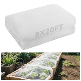 Alphatool 8x20ft garden netting with ultra-fine mesh protects crops while allowing sunlight.