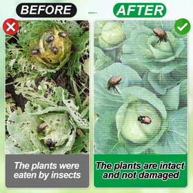 Alphatool garden netting acts as a pest barrier against birds and insects.