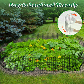 Alphatool rabbits chipmunks foxes protection blocks wildlife access to vegetables.