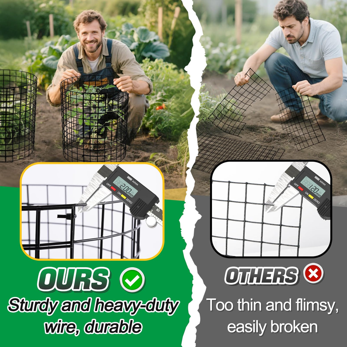 Alphatool semi-circular net assembly shows modular protection