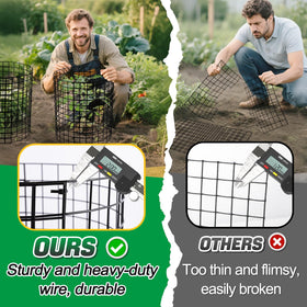 Alphatool semi-circular net assembly shows modular protection