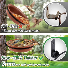 Foldable Alphatool tray with iron ring, removable for compact storage.