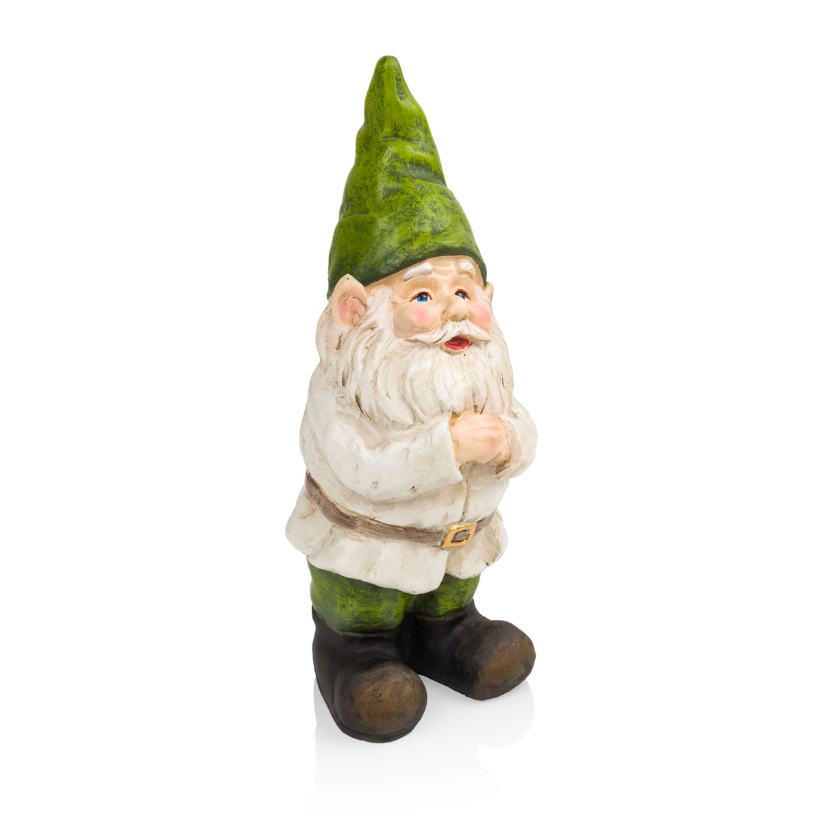Alpine 12-inch gnome offers versatile placement in small or large yards