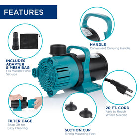 Alpine PEG3000 compact design fits tight spaces in a sump