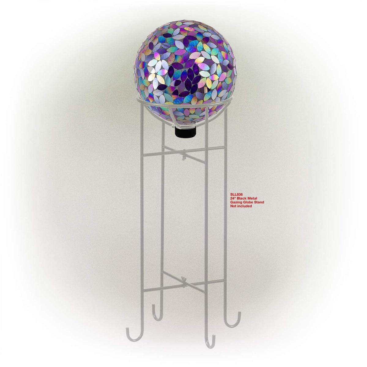 Alpine decorative sphere complements modern spaces with shine