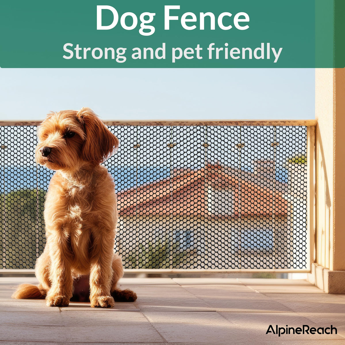 AlpineReach garden fencing blends with landscape while protecting beds