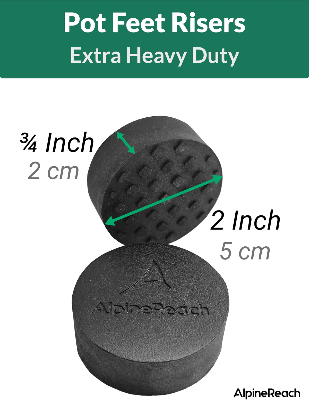 AlpineReach invisible under-pot risers providing discreet support