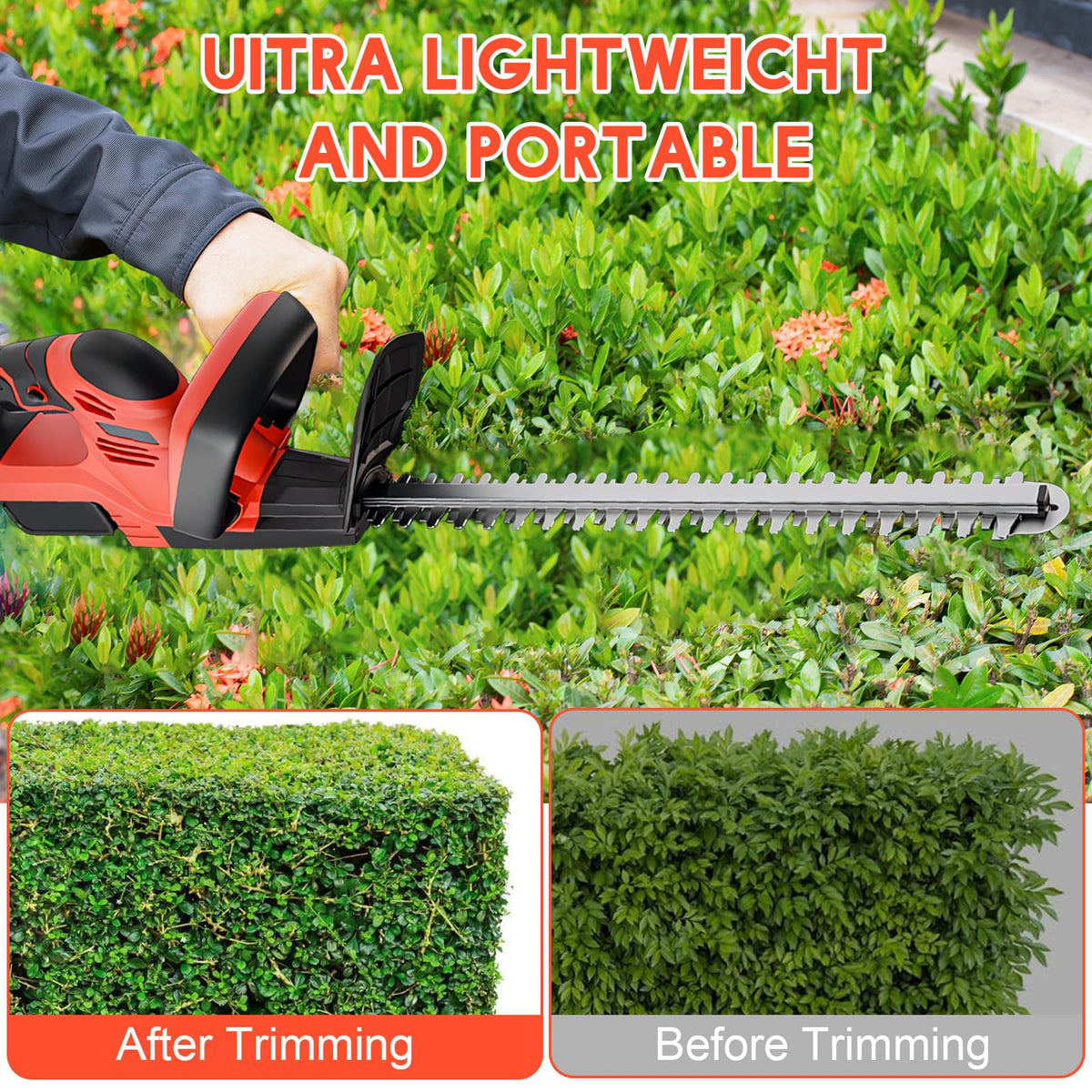 ALSO GO 3.0Ah fast charger speeds up recharges between pruning tasks.