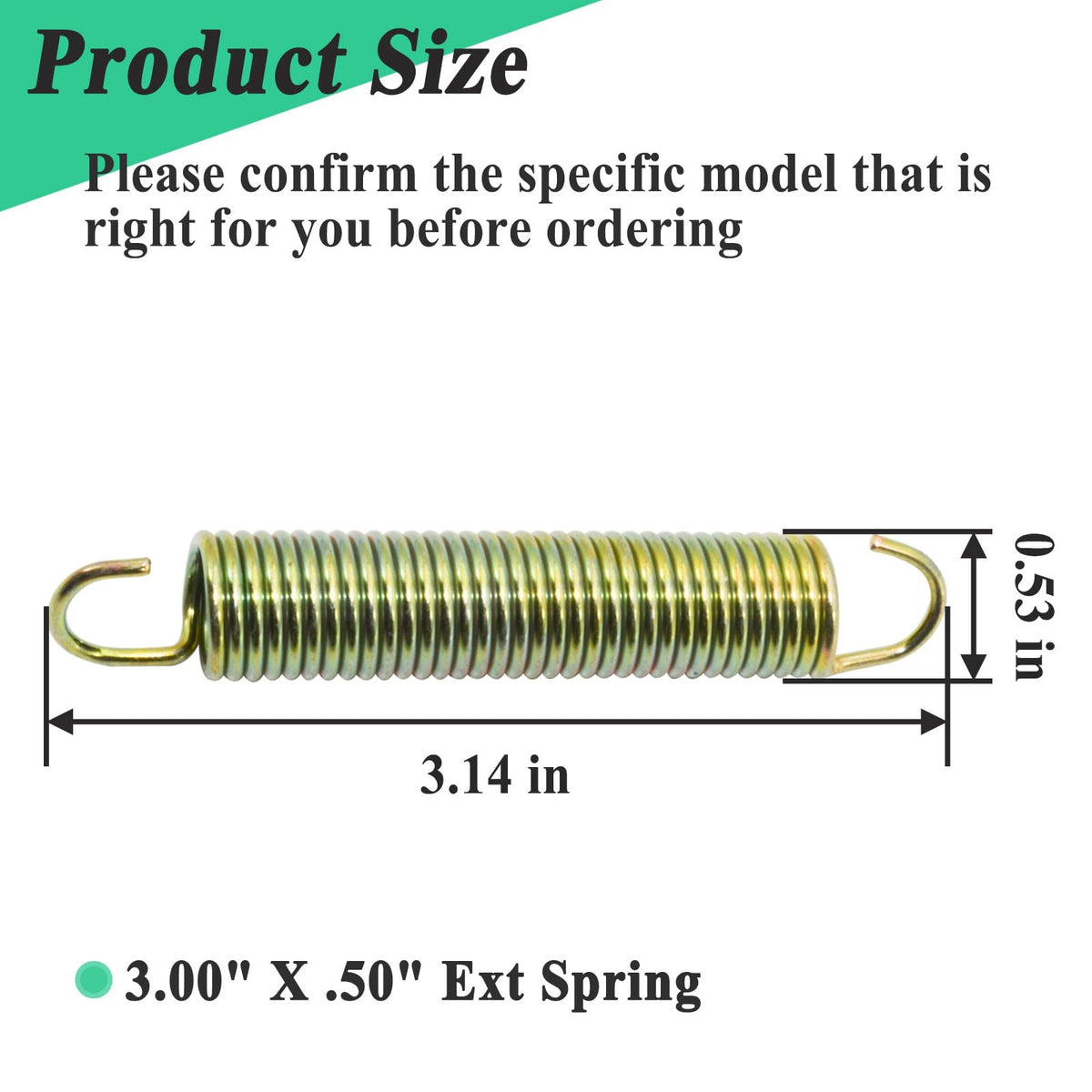 Alsoyixia 604490 drive tensioner spring layout showing arrangement.