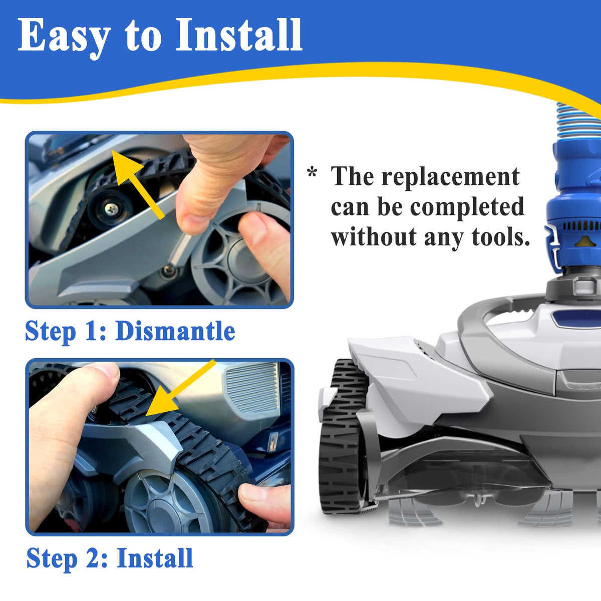 Alsoyixia Track V2 easy installation without tools.
