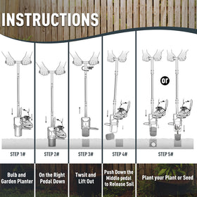 Altdorff bulbs planting for tulips daffodils shows easy planting results