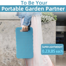 Altdorff garden kneeling pad in grey, non-slip surface ensures steadier kneeling.