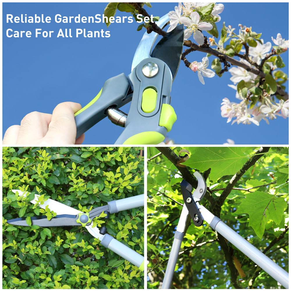 Altdorff heavy-duty garden set for complete yard trimming tasks