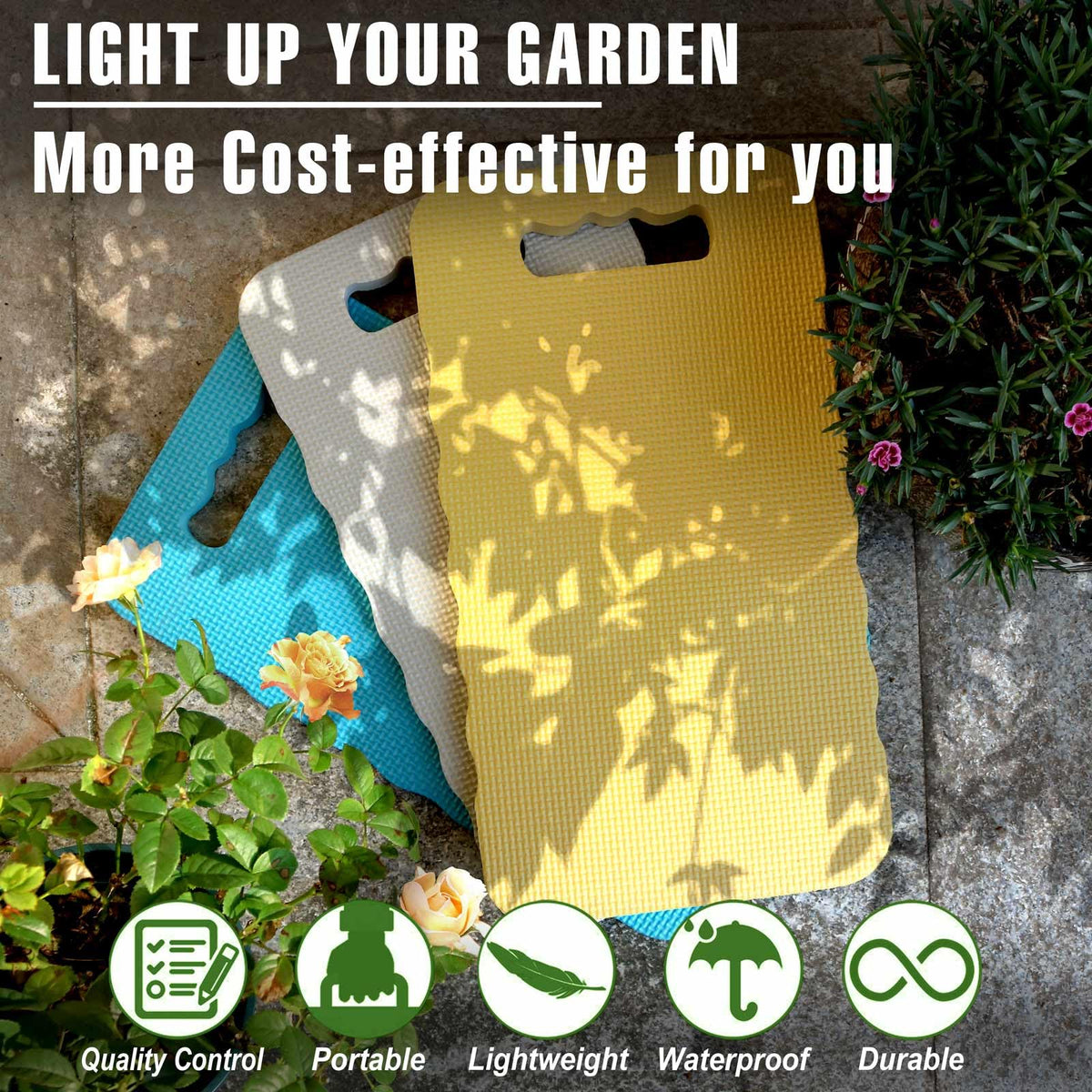 Altdorff easy-clean, quick-dry kneeling pad for gardening and cleaning.