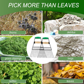 Altdorff garden rake stores easily by hanging for space-saving storage.