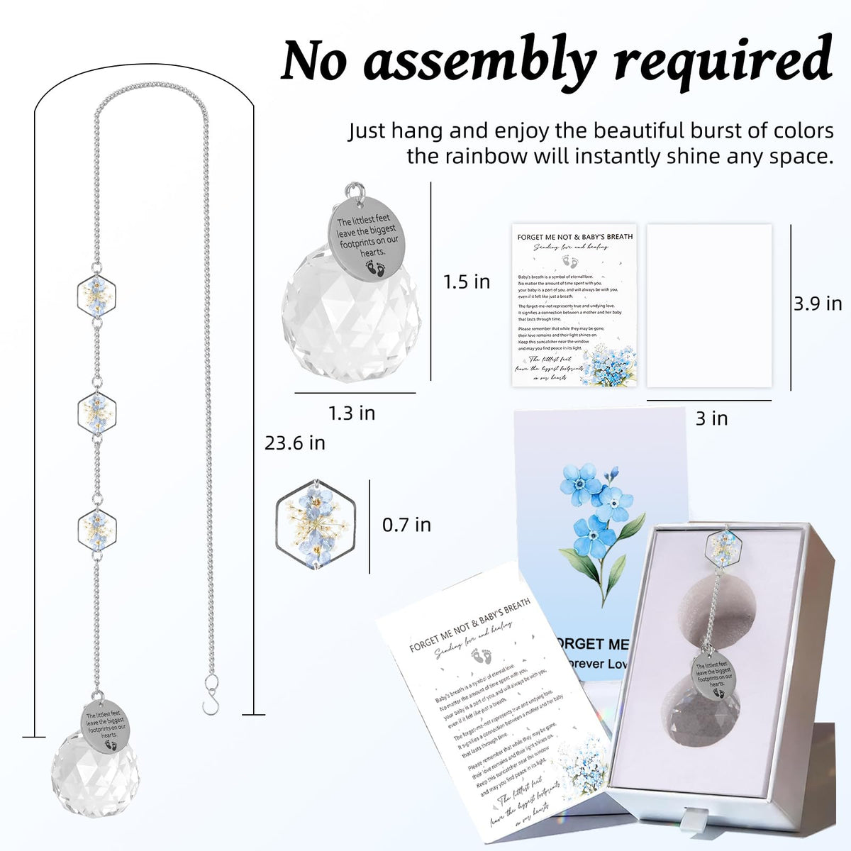 Althgr 17-inch chain enables easy hanging near a sunny window