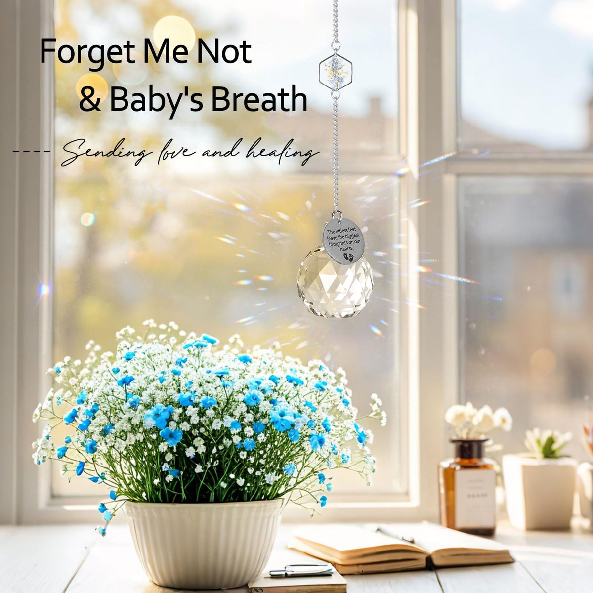 Althgr 40mm crystal ball end creates a luminous focal point