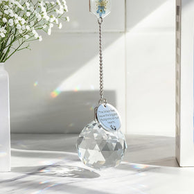 Althgr Forget-me-not card complements the keepsake for remembrance notes