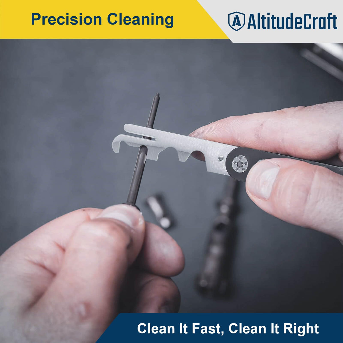 AltitudeCraft carbon removal tool provides 12-surface coverage for versatile maintenance.