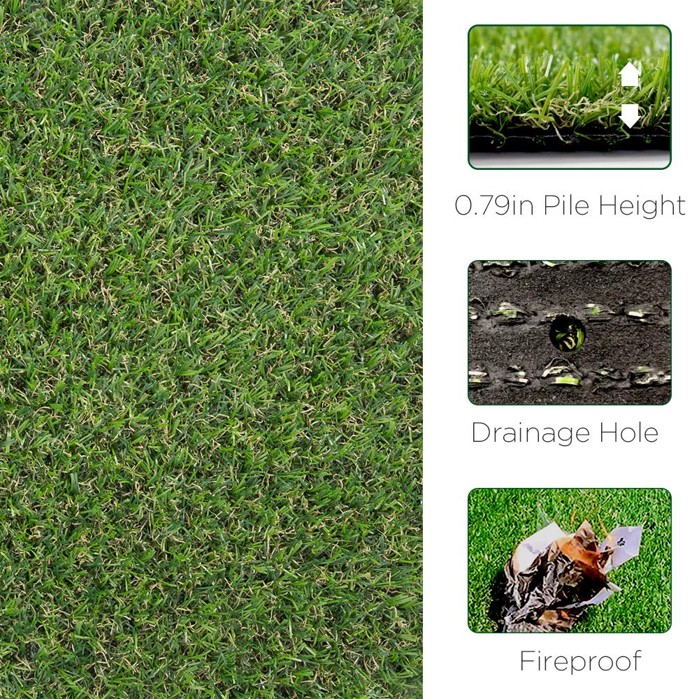 ALTRUISTIC grass with drainage holes for easy cleaning and quick drying.