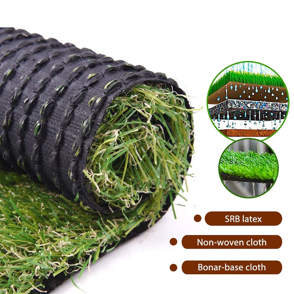 ALTRUISTIC artificial-grass with 0-8-inch pile height for patios.