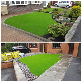ALTRUISTIC pet-friendly-artificial-grass-backyard offering a safe play area.