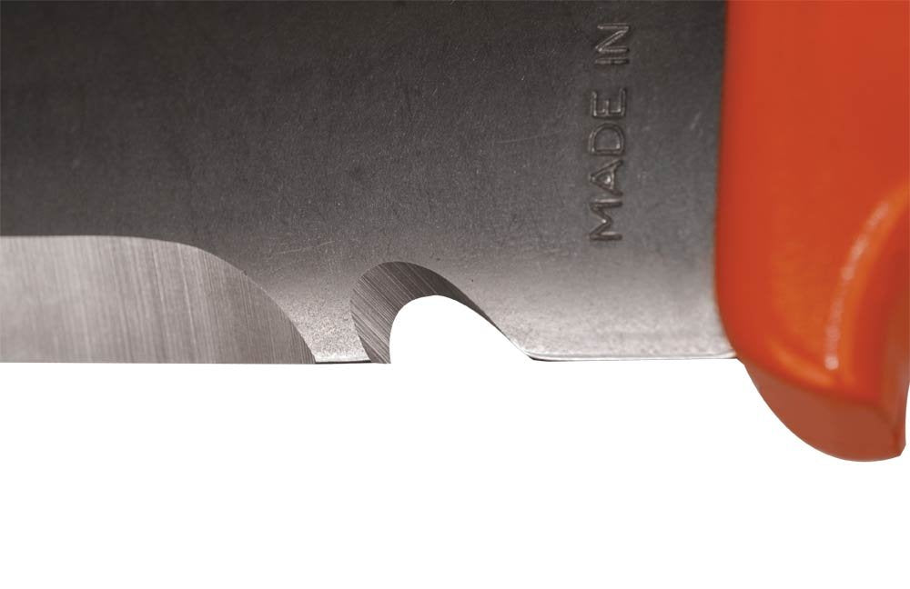 Twine notch, depth gauge, and spear point enable versatile use