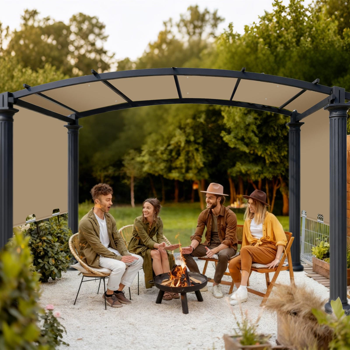 Amadecohome deck porch yard cover for versatile outdoor use