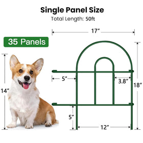 AMAGABELI Garden & Home 50ft length provides ample edging for larger spaces.