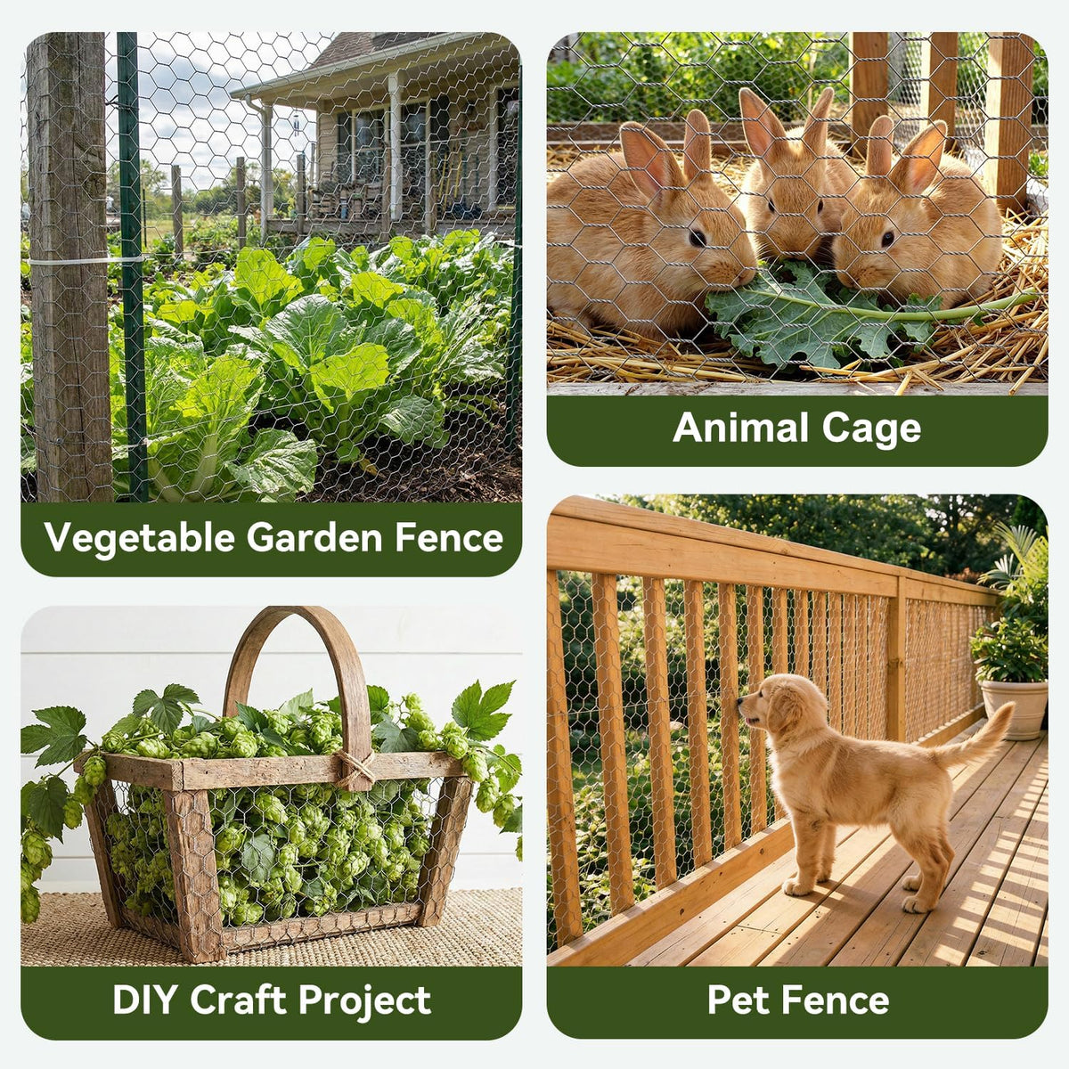 Amagabeli diy crafting wire mesh enables creative projects and frames.