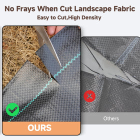 AMAGABELI easy installation with scissors-cut lines and staples