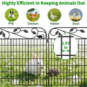 AMAGABELI dog fence border helps keep pets contained.