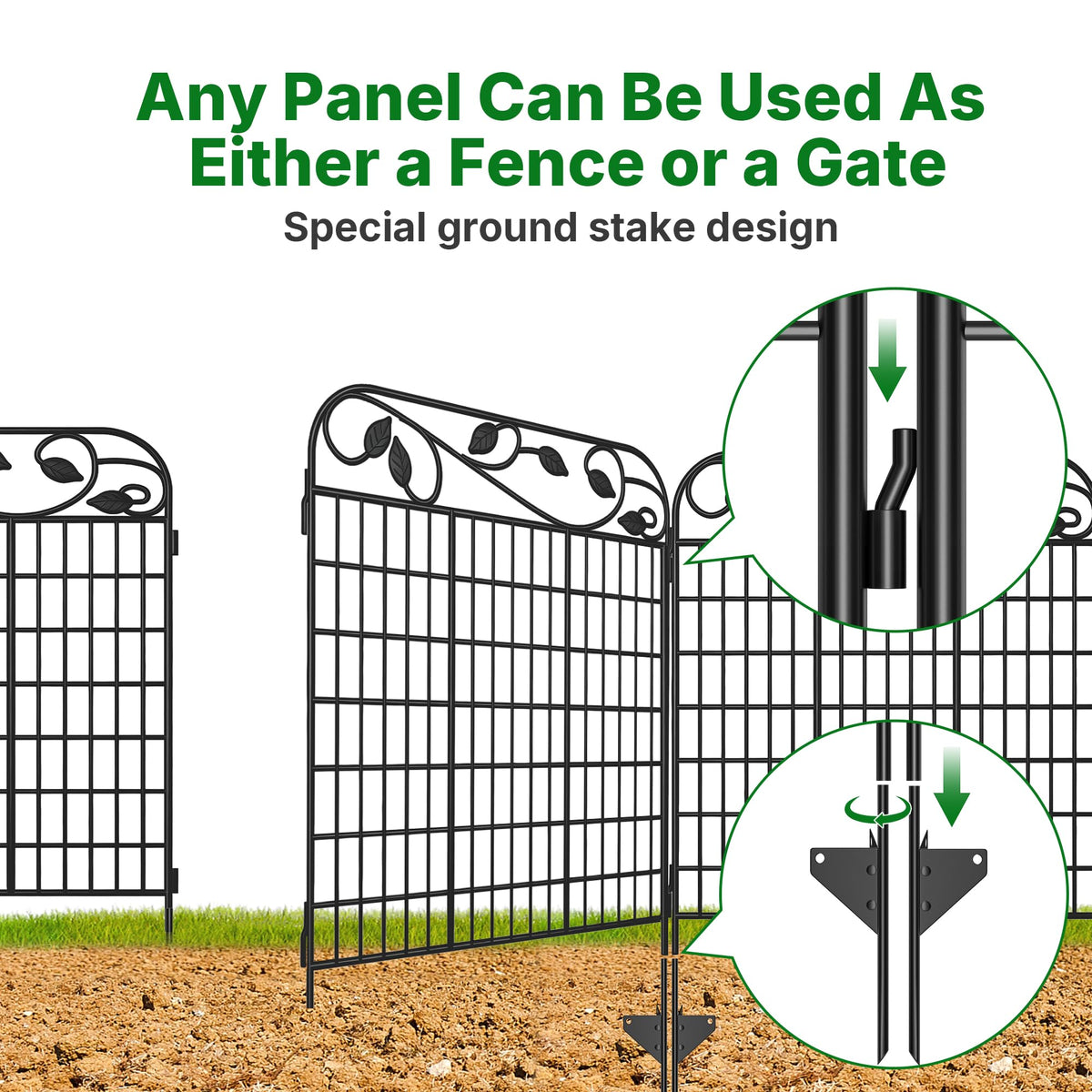 AMAGABELI no-dig installation saves time and preserves soil.